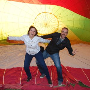 Airona- volar en globus romàntic amb algú especial