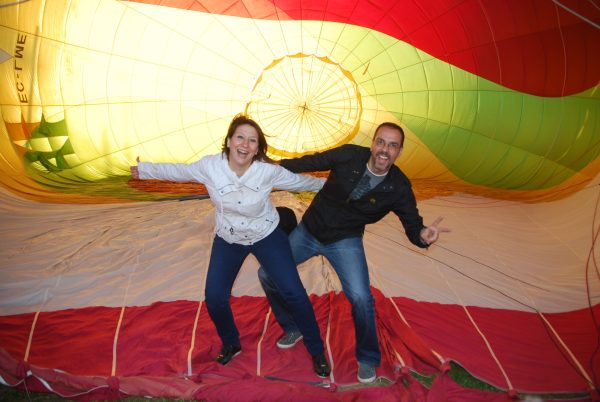 Airona- volar en globus romàntic amb algú especial