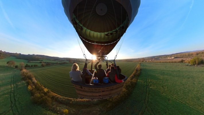 Christmas gift balloon flights